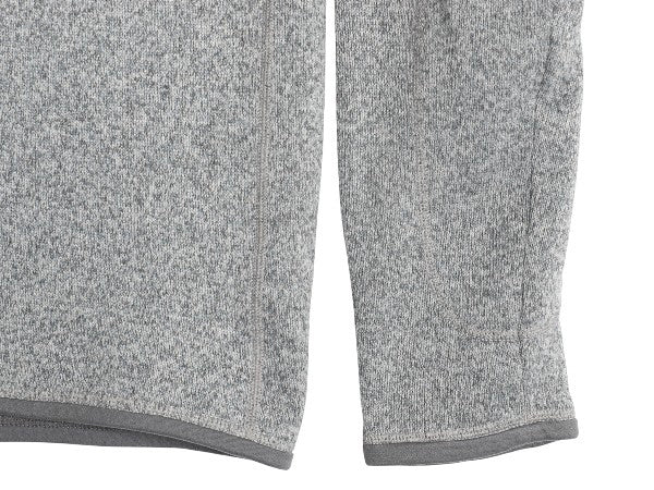 パタゴニア ベターセーター ハーフジップ メンズ M 17年製 裏起毛 フリース セーター プルオーバー ジャケット ブルゾン カレッジ 刺繍 灰