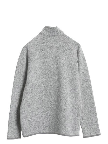 パタゴニア ベターセーター ハーフジップ メンズ M 17年製 裏起毛 フリース セーター プルオーバー ジャケット ブルゾン カレッジ 刺繍 灰