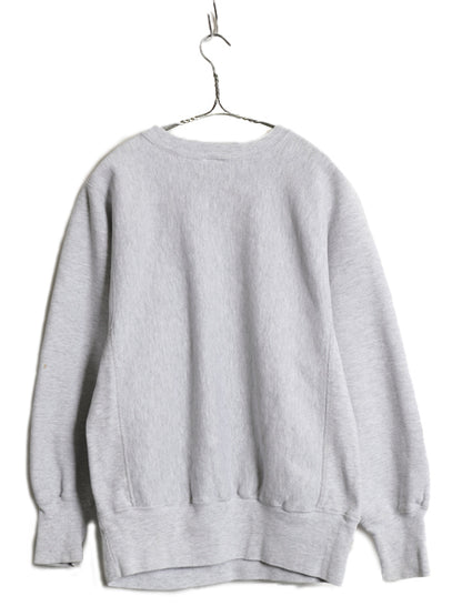 90s USA製 ★ チャンピオン NAVY プリント リバースウィーブ スウェット メンズ M / オールド USN ミリタリー タイプ トレーナー 裏起毛 灰
