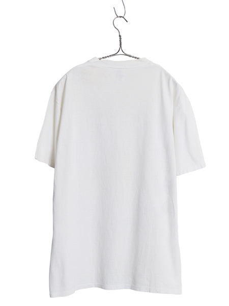 90s USA製 ネコ アート イラスト プリント 半袖 Tシャツ メンズ レディース L / オールド アニマル グラフィック キャラクター ホワイト