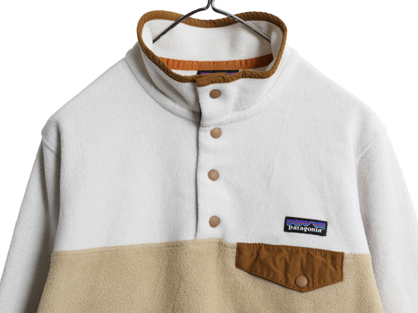パタゴニア ライトウェイト シンチラ スナップT レディース M / 14年製 フリース プルオーバー ジャケット ブルゾン アウトドア ジャンパー
