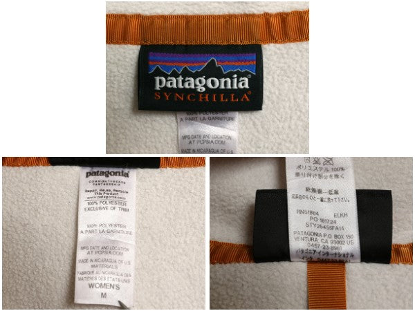 パタゴニア ライトウェイト シンチラ スナップT レディース M / 14年製 フリース プルオーバー ジャケット ブルゾン アウトドア ジャンパー