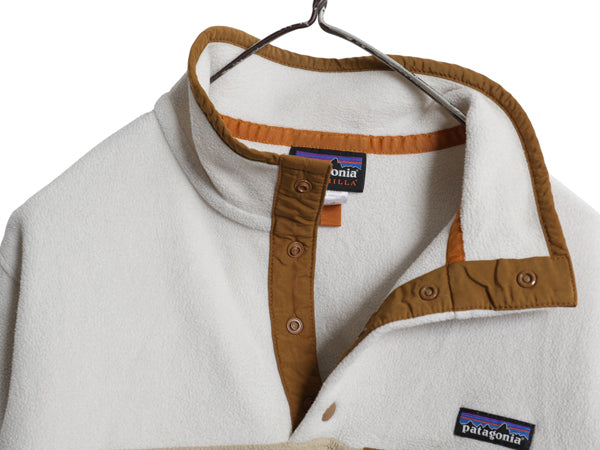 パタゴニア ライトウェイト シンチラ スナップT レディース M / 14年製 フリース プルオーバー ジャケット ブルゾン アウトドア ジャンパー