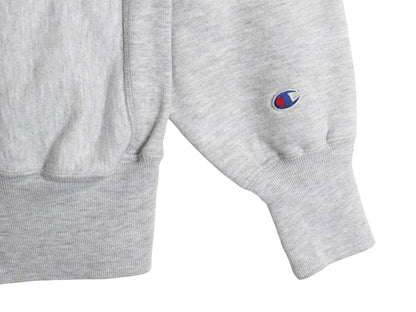 90s USA製 ★ チャンピオン リバースウィーブ 2段 カレッジ プリント スウェット メンズ M 古着 オールド トレーナー 裏起毛 トリコタグ 灰