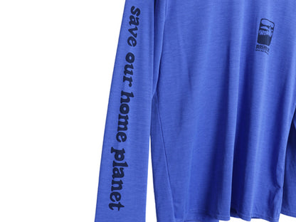 パタゴニア キャプリーン プリント 長袖 Tシャツ レディース S アウトドア ストレッチ アンダーシャツ インナー 袖プリント スムース 素材