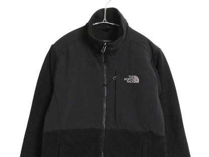 ノースフェイス デナリ ジャケット レディース S 古着 アウトドア フリース ナイロン フルジップ ジャンパー ブルゾン ハイネック ブラック