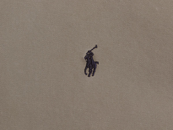 90s ラルフローレン 長袖 ボタンダウン シャツ メンズ L 古着 オールド ポロ 長袖シャツ ワンポイント コットン チノ シンプル ワイシャツ