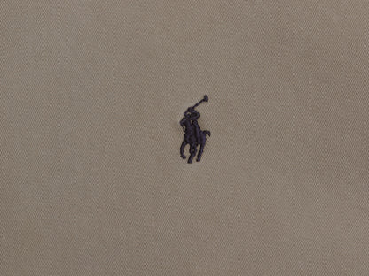 90s ラルフローレン 長袖 ボタンダウン シャツ メンズ L 古着 オールド ポロ 長袖シャツ ワンポイント コットン チノ シンプル ワイシャツ