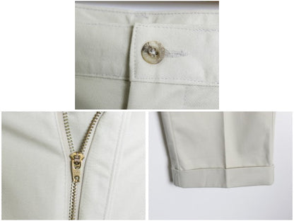デッドストック 90s エディバウアー コットン チノ パンツ メンズ 32 30 オールド CLASSIC FIT ツータック チノパン スラックス ストレート