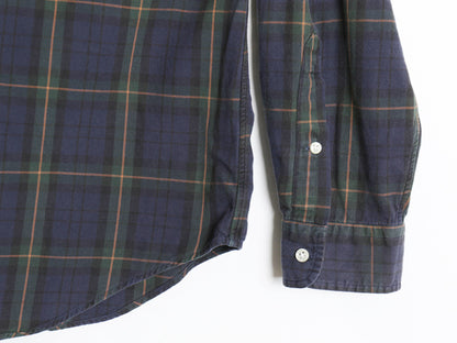 00s ラルフローレン チェック 長袖 ボタンダウン シャツ メンズ XL オールド ポロ CLASSIC FIT コットン ワンポイント ポニー 大きいサイズ
