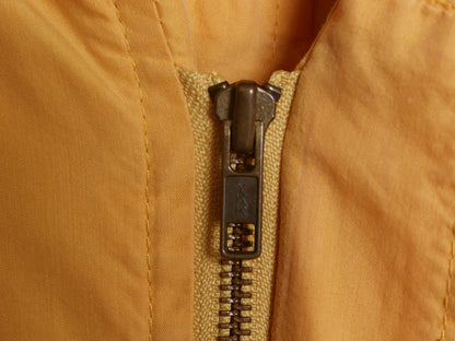 90s ★ オールド ギャップ コットン パーカー ジャケット メンズ S / 古着 旧タグ ハーフ コート フード フルジップ マンパ 薄手 黄 無地