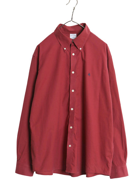 ブルックスブラザーズ 長袖 ボタンダウン シャツ メンズ XL REGENT FIT オックスフォード ストレッチ コットン ノーアイロン 大きいサイズ