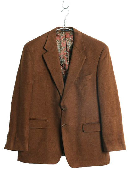 00s ローレン ラルフローレン テーラード ジャケット メンズ L / オールド シルク ウール カシミヤ ブレザー ペイズリー 総柄 ライナー付き