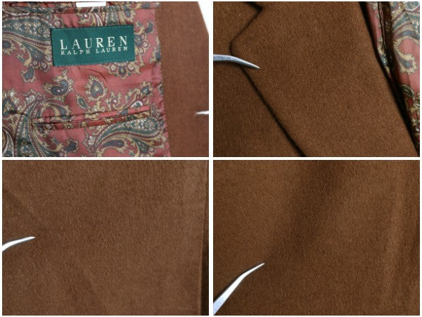 00s ローレン ラルフローレン テーラード ジャケット メンズ L / オールド シルク ウール カシミヤ ブレザー ペイズリー 総柄 ライナー付き