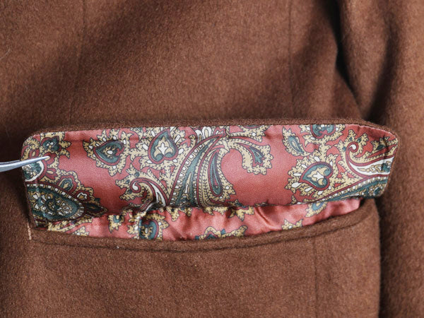 00s ローレン ラルフローレン テーラード ジャケット メンズ L / オールド シルク ウール カシミヤ ブレザー ペイズリー 総柄 ライナー付き