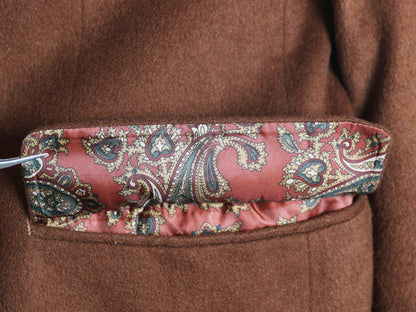 00s ローレン ラルフローレン テーラード ジャケット メンズ L / オールド シルク ウール カシミヤ ブレザー ペイズリー 総柄 ライナー付き