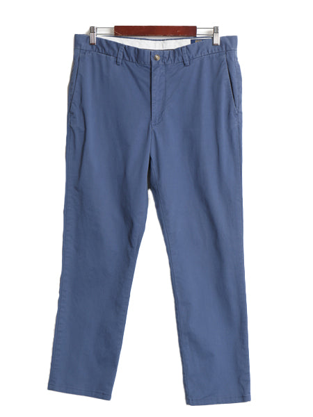 ポロ ラルフローレン チノ パンツ メンズ 実寸 33 27 / STRETCH SLIM FIT スラックス ノータック ストレート チノパン アーミー タイプ 