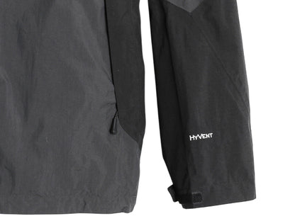 US企画 ノースフェイス ナイロン マウンテンパーカー ジャケット メンズ XXL 古着 HYVENT ジャンパー マンパ 大きいサイズ ツートン 灰 黒