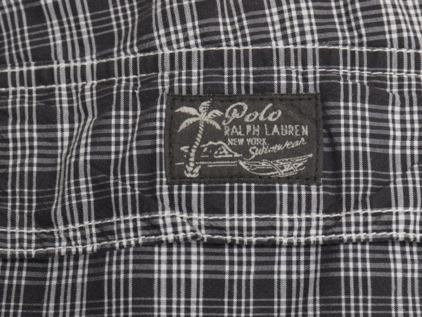 90s ポロ ラルフローレン チェック ショートパンツ メンズ L 古着