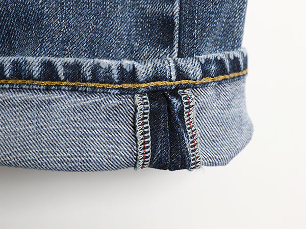 ポロ ラルフローレン デニム パンツ メンズ 33 30 / ヴィンテージ 加工 ジーンズ ジーパン スリム ストレート ボトムス ヒゲ アタリ 赤耳