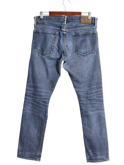 ポロ ラルフローレン デニム パンツ メンズ 33 30 / ヴィンテージ 加工 ジーンズ ジーパン スリム ストレート ボトムス ヒゲ アタリ 赤耳