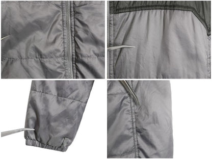 ノースフェイス 中綿 ナイロン ジャケット メンズ L / 古着 アウトドア フルジップ ジャンパー ブルゾン ハイネック キルティング ツートン