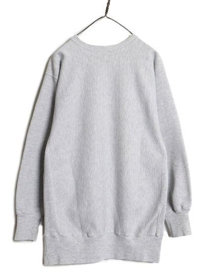 90s USA製 ★ チャンピオン リバースウィーブ スウェット メンズ XXL / オールド トレーナー ワンポイント 目付き 大きいサイズ 霜降り 灰