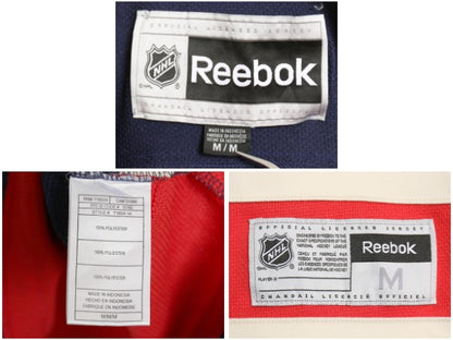 レンジャーズ メッシュ ホッケー ジャージ メンズ M 古着 NHL オフィシャル リーボック アイスホッケー ユニフォーム 重ね着 ゲームシャツ
