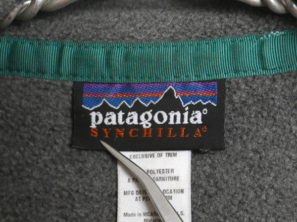 パタゴニア シンチラ スナップT メンズ L / 古着 12年製 プルオーバー フリース ジャケット ブルゾン ジャンパー アウトドア ハイネック 