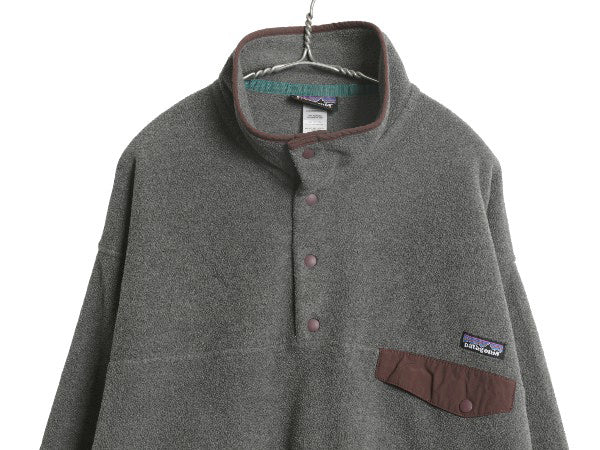 パタゴニア シンチラ スナップT メンズ L / 古着 12年製 プルオーバー フリース ジャケット ブルゾン ジャンパー アウトドア ハイネック 