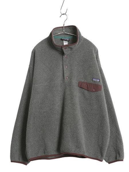 パタゴニア シンチラ スナップT メンズ L / 古着 12年製 プルオーバー フリース ジャケット ブルゾン ジャンパー アウトドア ハイネック 