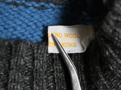 70s 80s ★ ブルックスブラザーズ ボーダー ニット セーター メンズ M 古着 ヴィンテージ BROOKSGATE シェットランド ウール マルチカラー