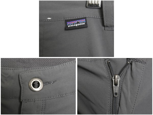 パタゴニア クアンダリー コンバーチブル パンツ レディース M 程 19年製 3WAY ナイロン ストレッチ ショート ロング クロップド カーゴ 灰