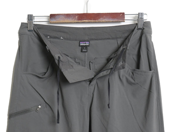 パタゴニア クアンダリー コンバーチブル パンツ レディース M 程 19年製 3WAY ナイロン ストレッチ ショート ロング クロップド カーゴ 灰