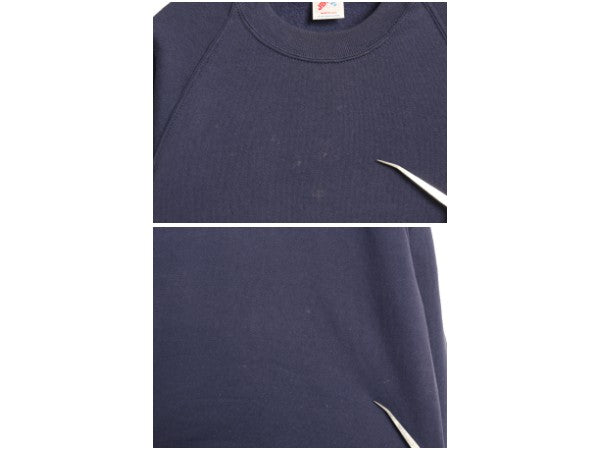 80s 90s USA製 ジャージーズ 無地 スウェット メンズ レディース XL ヴィンテージ クルーネック ブランク トレーナー 裏起毛 大きいサイズ