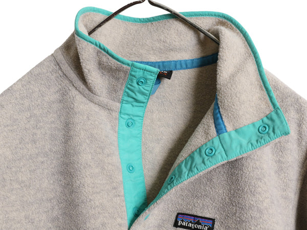 パタゴニア ライトウェイト シンチラ スナップT レディース L / 22年製 フリース プルオーバー ジャケット ブルゾン アウトドア ジャンパー