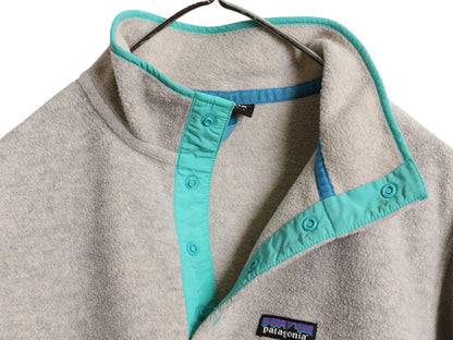 パタゴニア ライトウェイト シンチラ スナップT レディース L / 22年製 フリース プルオーバー ジャケット ブルゾン アウトドア ジャンパー