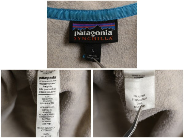パタゴニア ライトウェイト シンチラ スナップT レディース L / 22年製 フリース プルオーバー ジャケット ブルゾン アウトドア ジャンパー