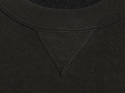 90s USA製 ラッセル 無地 スウェット メンズ レディース XL オールド トレーナー 前V 裏起毛 ワンポイント ブランク 大きいサイズ ブラック