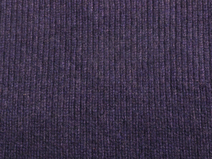 90s エルエルビーン リブ編み 100% カシミア ニット マフラー レディース メンズ / オールド ストール 無地 紫 防寒 シンプル カジュアル