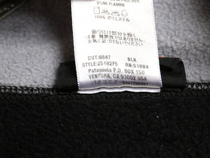 00s パタゴニア シンチラ フリース ベスト メンズ M / 古着 05年製 オールド フルジップ ハイネック アウトドア 重ね着 前開き 黒 シンプル