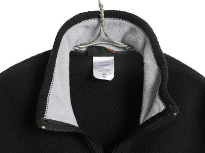 00s パタゴニア シンチラ フリース ベスト メンズ M / 古着 05年製 オールド フルジップ ハイネック アウトドア 重ね着 前開き 黒 シンプル