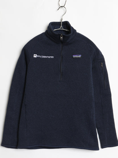 パタゴニア ベターセーター ハーフジップ レディース XS 古着 19年製 フリース セーター アウトドア プルオーバー ブルゾン ジャケット 紺