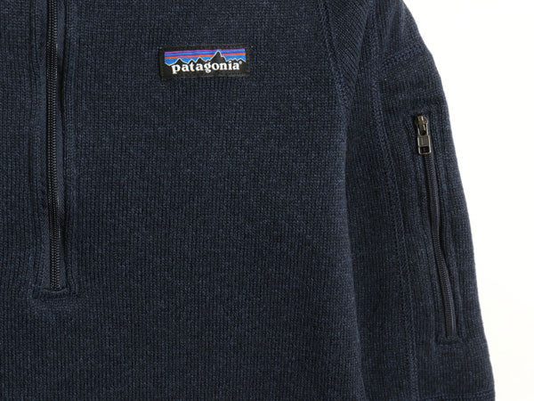 パタゴニア ベターセーター ハーフジップ レディース XS 古着 19年製 フリース セーター アウトドア プルオーバー ブルゾン ジャケット 紺