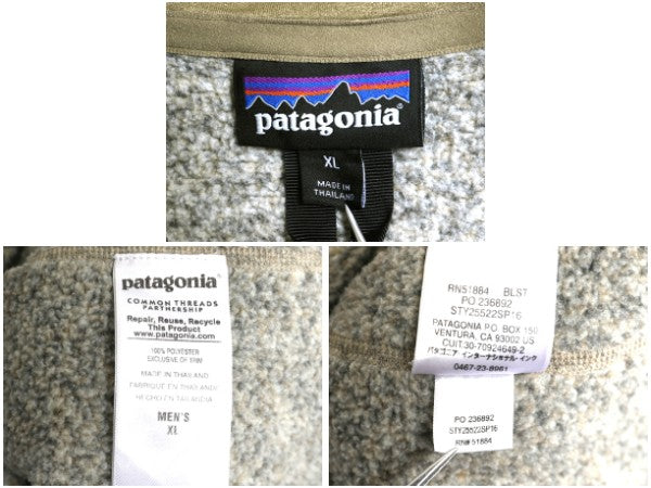 パタゴニア ベターセーター ハーフジップ メンズ XL / 16年製 裏起毛 フリース セーター プルオーバー ジャケット ブルゾン 大きいサイズ