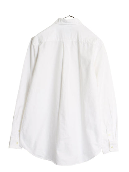 00s ラルフローレン 長袖 ボタンダウン シャツ キッズ 20 XL メンズ S / オールド ポロ オックスフォード コットン ワンポイント ポニー 白