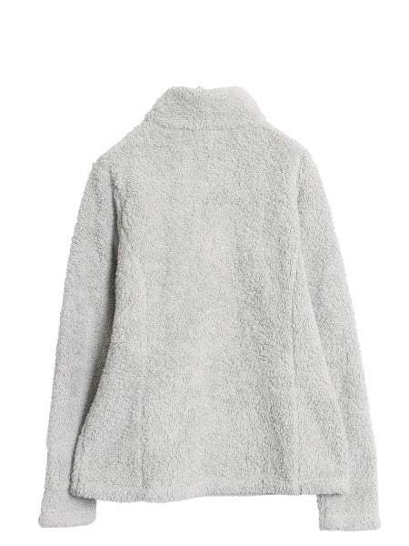 US企画 パタゴニア ロスガトス ハーフジップ レディース L / ハイ パイル フリース ジャケット プルオーバー ハイネック アウトドア グレー