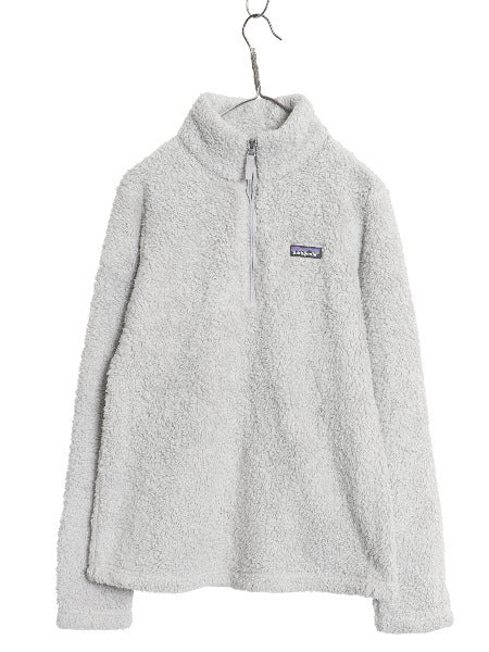 US企画 パタゴニア ロスガトス ハーフジップ レディース L / ハイ パイル フリース ジャケット プルオーバー ハイネック アウトドア グレー