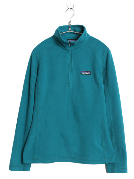 パタゴニア マイクロD ハーフジップ フリース プルオーバー レディース S 古着 17年製 アウトドア ロンT 長袖 Tシャツ ハイネック インナー