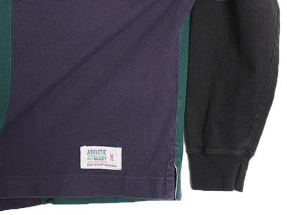 90s オールド ギャップ 長袖 ラガーシャツ メンズ L / ラグビーシャツ 長袖シャツ カットソー クレイジーパターン ゆったり 長袖ポロシャツ